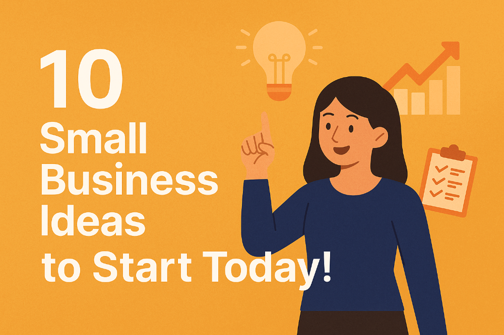 10 Profitable Small Business Ideas You Can Start Today