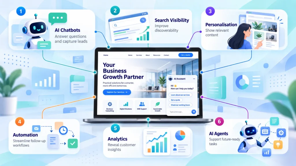AI for business websites
