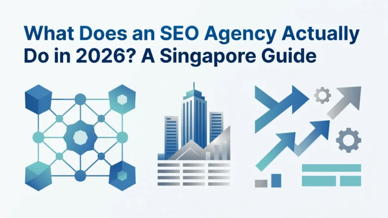 Professional header image for industry analysis: What Does an SEO Agency Actually Do in 2026? A Singapore ...